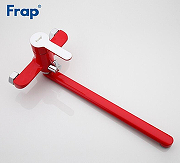 Смеситель для ванны Frap H43 F2243 универсальный Красный Хром-2
