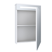 Зеркальный шкаф Runo Парма 50 R 00-00001128 с подсветкой Белый-1