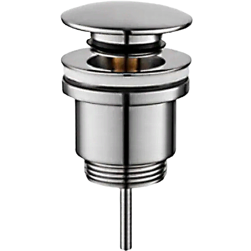 Донный клапан Frap F62-5 click-clack Сатин сухой донный клапан автоматический для мойки для ванны для душевого поддона для раковины frap f62 6 с переливом
