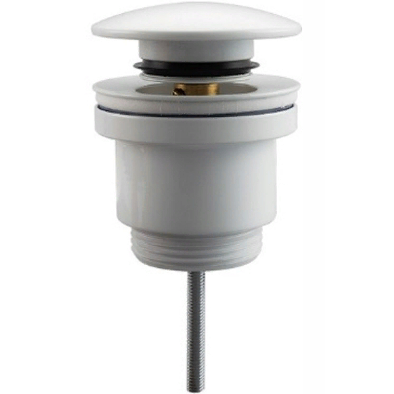 Донный клапан Frap F62-6 click-clack Белый сухой донный клапан автоматический для мойки для ванны для душевого поддона для раковины frap f62 6 с переливом