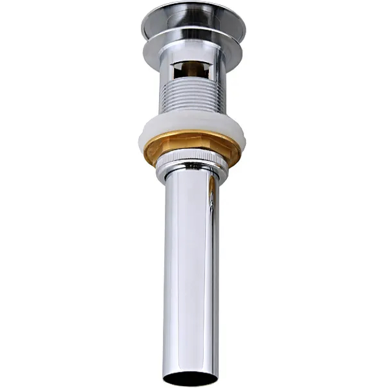 Донный клапан Frap F65-2 click-clack Хром донный клапан frap f64 хром
