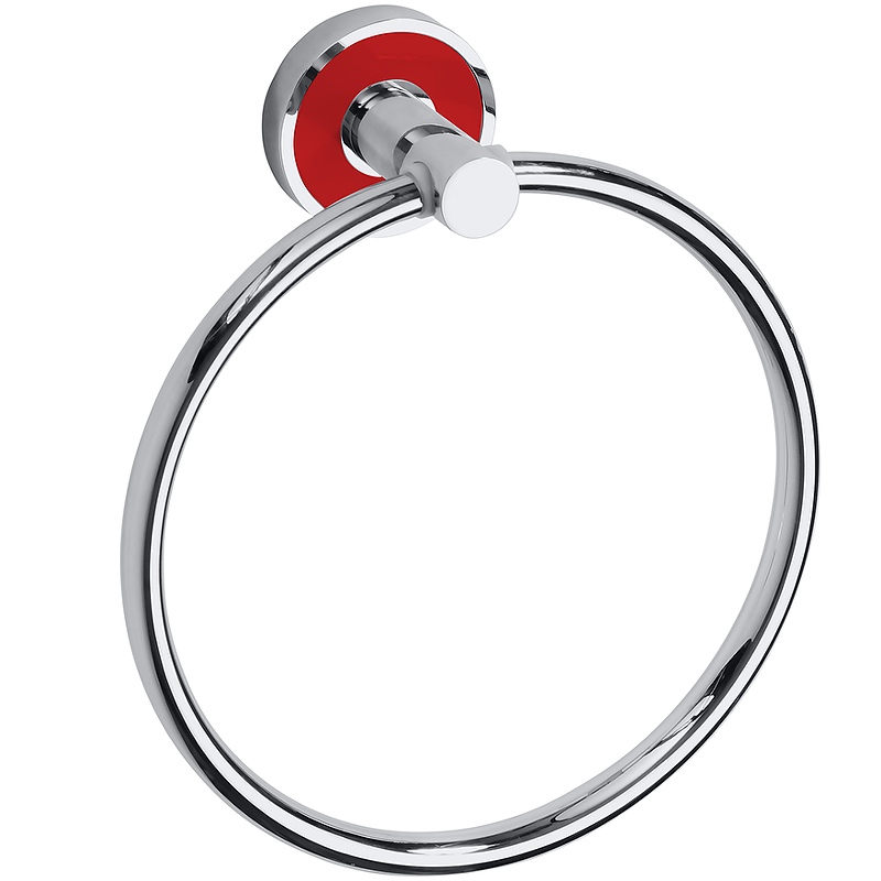 Кольцо для полотенец Bemeta Trend-i 104104068c Хром Красный