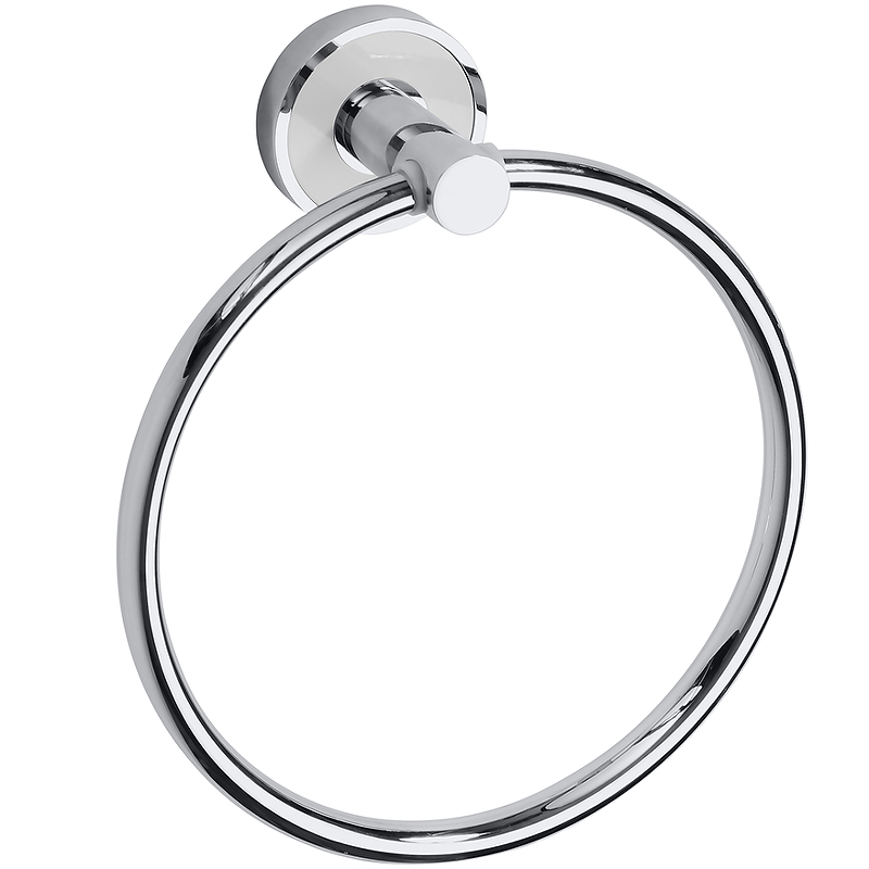 Кольцо для полотенец Bemeta Trend-i 104104068 Хром Белое кольцо для полотенец bemeta trend i 104104068e хром синий