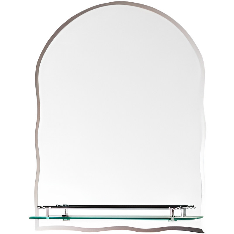 зеркало misty жемчужина 75 бело голубая мозаика с полкой Зеркало Frap 45 F689 прямоугольное