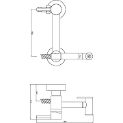 Гигиенический душ со смесителем ESKO SMH02 Хром-1