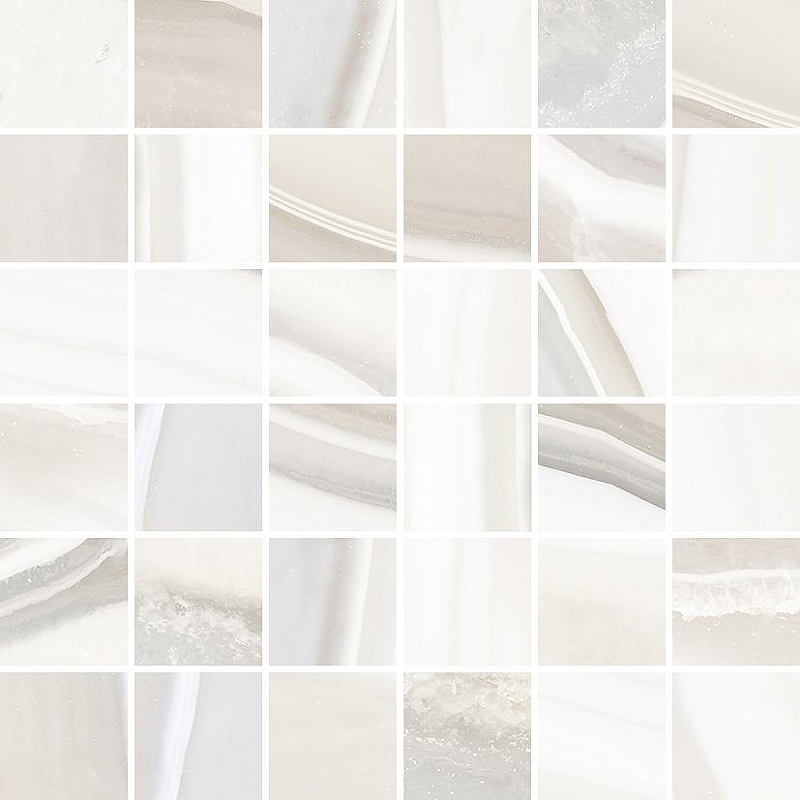 Керамическая мозаика Laparet Dune белая 29,7x29,7 см