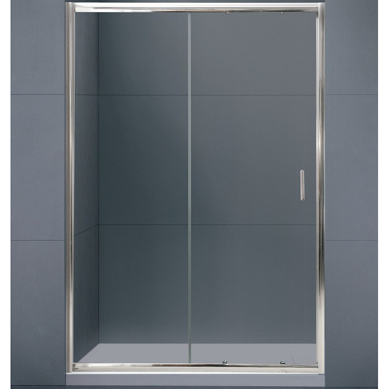 Душевая дверь BelBagno Uno 125 UNO-BF-1-125-C-Cr профиль Хром стекло прозрачное цена и фото