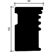 Арочный элемент гибкий Европласт 1.61.511 2000x64x102 мм-1