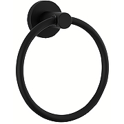 Кольцо для полотенец Frap F302 F30204 Черное матовое