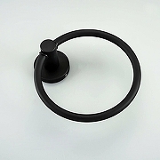 Кольцо для полотенец Frap F302 F30204 Черное матовое-1