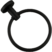 Кольцо для полотенец Frap F302 F30204 Черное матовое-5