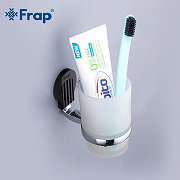 Стакан для зубных щеток Frap F33 F3306 Хром-2