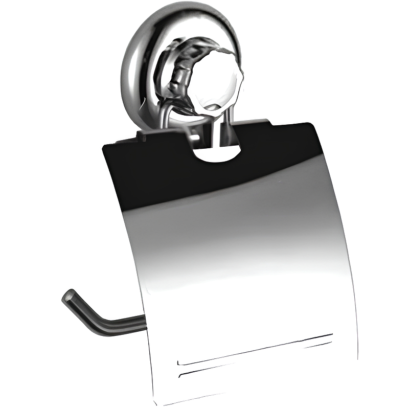 Держатель туалетной бумаги Frap F39 F3903 с крышкой Хром двойной крючок frap f39 f3905 2 хром
