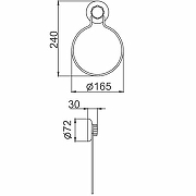 Кольцо для полотенец Frap F39 F3904 Хром-2