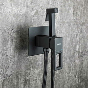 Гигиенический душ со смесителем Gappo G17-6 G7217-6 Черный матовый-7