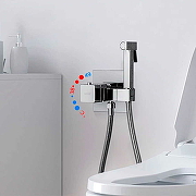 Гигиенический душ со смесителем Gappo G7207-40 с термостатом Хром-4