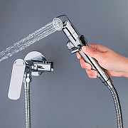 Гигиенический душ со смесителем Gappo G7248-1 Хром-9