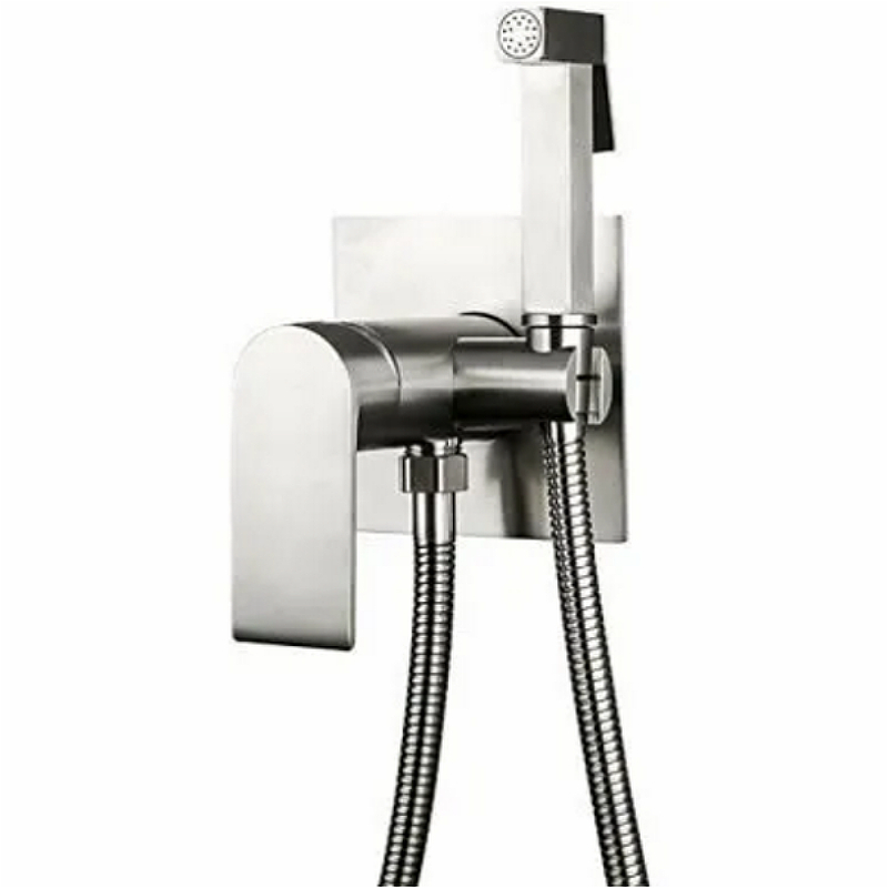 Гигиенический душ со смесителем Gappo G7299-20 Сатин гигиенический душ со смесителем gappo g17 9 g7217 9 оружейная сталь