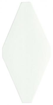 Керамическая плитка Adex  Rombos Liso Blanco Z настенная 10х20 см