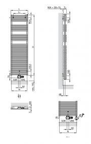Водяной полотенцесушитель Zehnder Forma Spa LFD-180-050-05 Белый-3