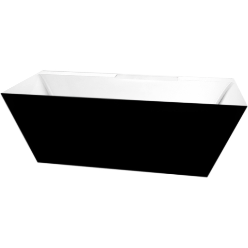 

Акриловая ванна BelBagno, BB19-NERO/BIA 181x81 без гидромассажа