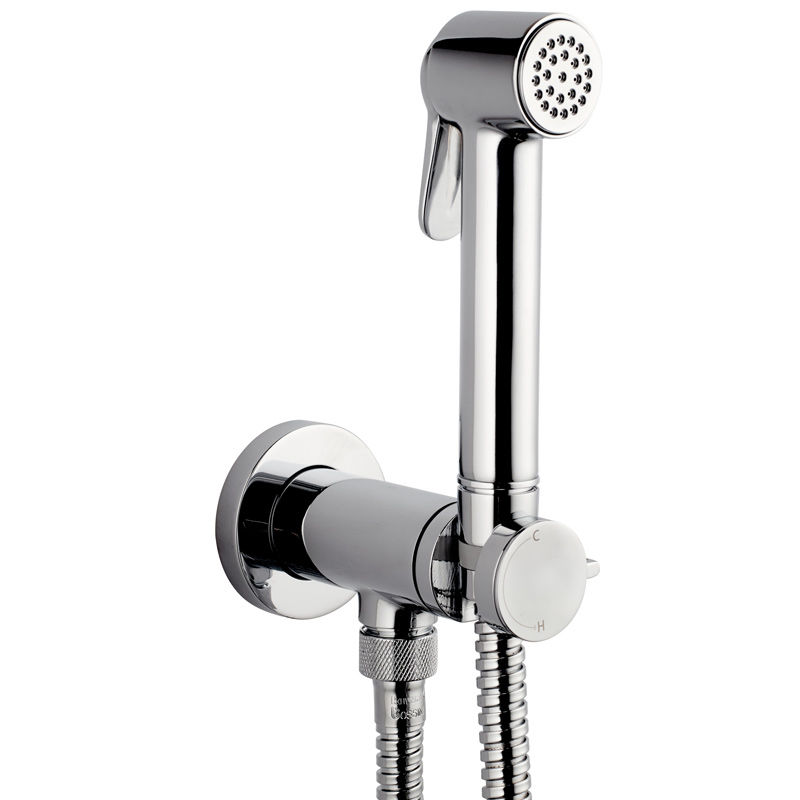Гигиенический душ со смесителем Bossini Paloma Brass E37005B.030 Хром цена и фото
