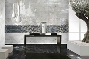 Керамический декор Ceramiche Brennero Excellence Superior Silver Dark 25х75 см-1