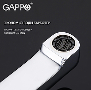 Смеситель для раковины Gappo G02-2 G1002-2 Хром-8