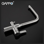 Смеситель для кухни Gappo G4399-4 Нержавеющая сталь-6