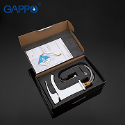 Смеситель для раковины Gappo G07 G1007-8 Белый Хром-14