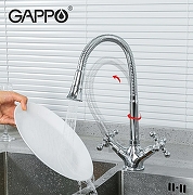 Смеситель для кухни Gappo G89 G4089 Хром-1