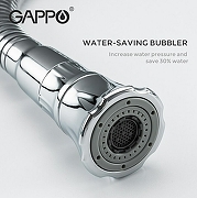 Смеситель для кухни Gappo G89 G4089 Хром-5