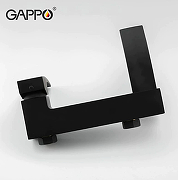 Смеситель для ванны Gappo G07-6 G3207-6 Черный матовый-2