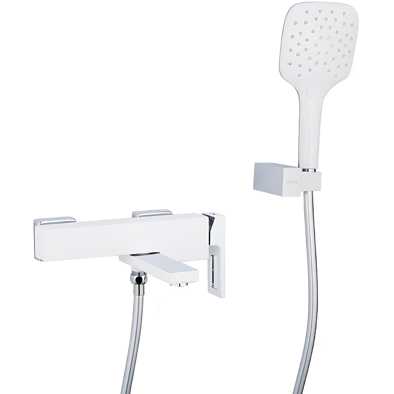 Смеситель для ванны Gappo G17-8 G3217-8 Белый Хром смеситель для раковины gappo g17 8 g1017 2 белый хром