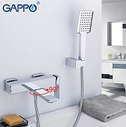 Смеситель для ванны Gappo G18 G3218 Хром-2