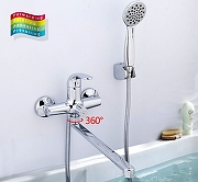 Смеситель для ванны Gappo G35 G2235 универсальный Хром-2