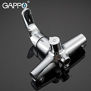 Смеситель для ванны Gappo G35 G2235 универсальный Хром-4