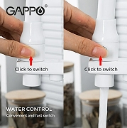 Смеситель для кухни Gappo G17-8 G4317-8 Белый-7