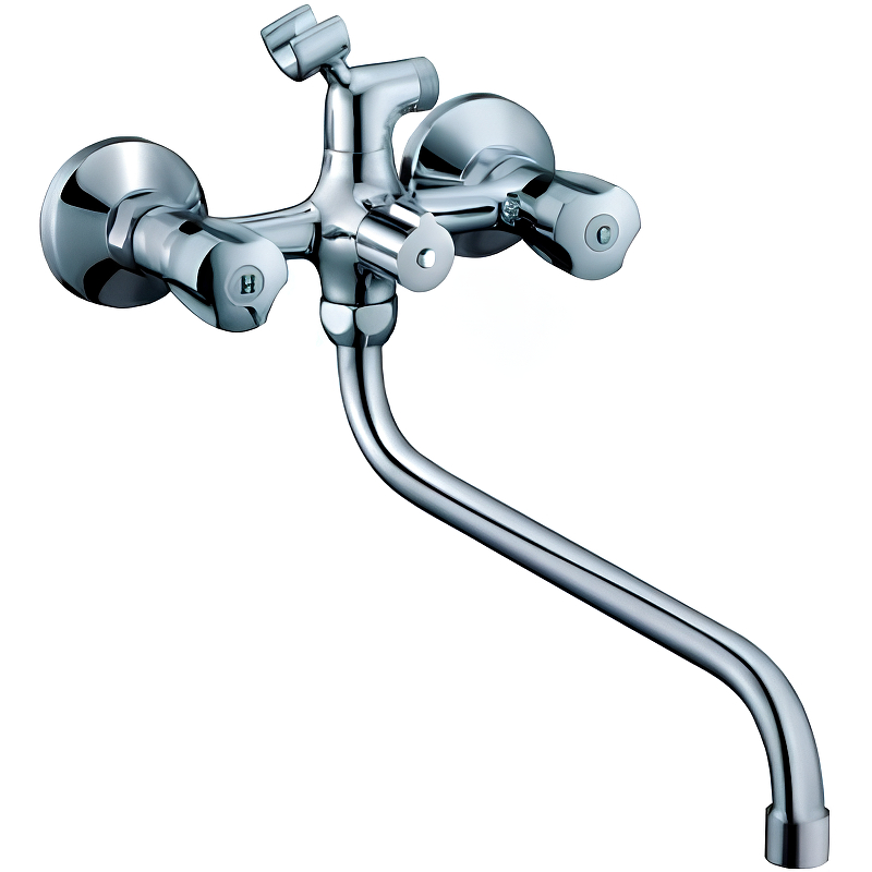 Смеситель для ванны Gappo G2244 универсальный Хром смеситель для ванны gappo g2243 универсальный хром