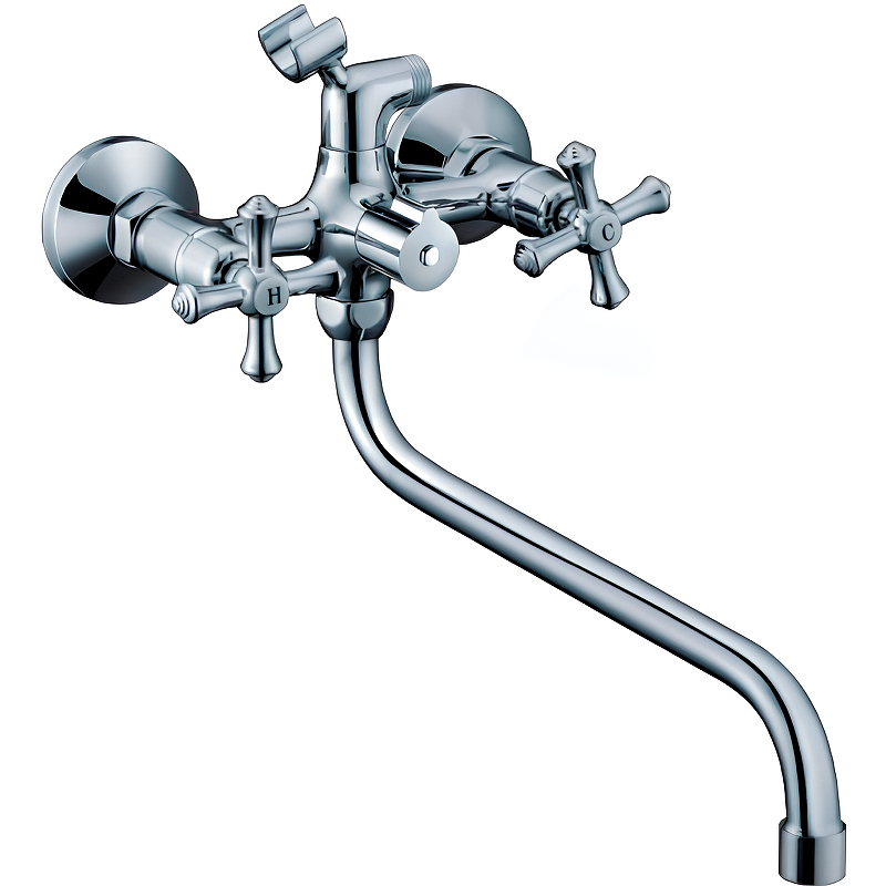 Смеситель для ванны Gappo G2246 универсальный Хром смеситель для ванны gappo g2243 универсальный хром