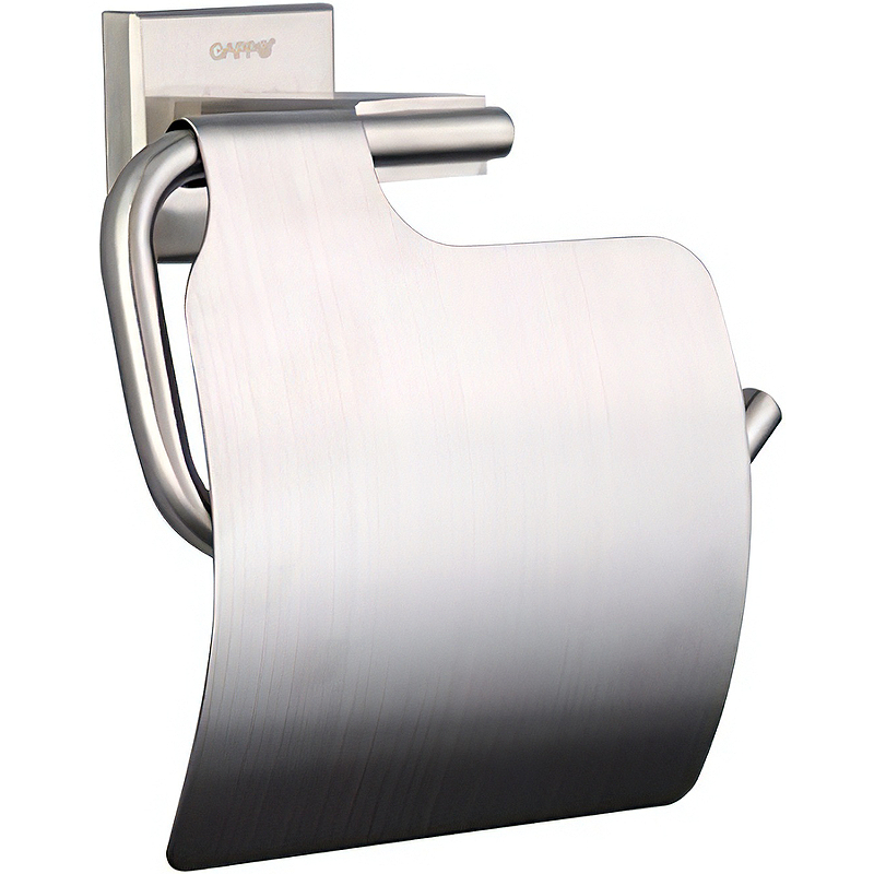 Держатель туалетной бумаги Gappo G17 G1703 с крышкой Сатин держатель бумажных полотенец gappo g17 g1704 сатин