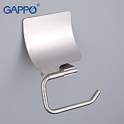 Держатель туалетной бумаги Gappo G17 G1703 с крышкой Сатин-6