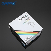 Держатель туалетной бумаги Gappo G17 G1703 с крышкой Сатин-8