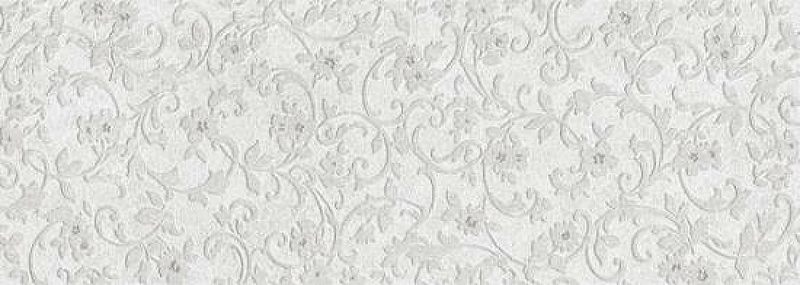 цена Керамическая плитка Metropol Aliza Art White настенная 25х70 см