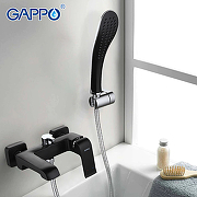 Смеситель для ванны Gappo G50 G3250 Черный матовый-1