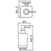 Дозатор для жидкого мыла Gappo G38 G3827 Хром-6