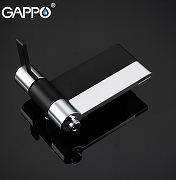 Смеситель для ванны Gappo G81 G3281 Черный матовый Хром-6