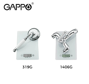 Смеситель для ванны Gappo G88 G3288 Хром-10