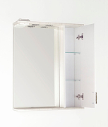 Зеркало со шкафом Style Line Олеандр 2 Люкс 65 ЛС-00000202 с подсветкой Рельеф пастель-2