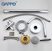 Смеситель для ванны Gappo G3098 Хром-9